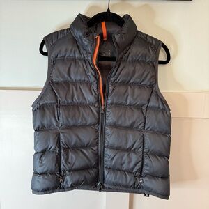 RLX ralph lauren Down Puffer Vest boys Size Small Charcoal Gray Warm‎ Outdoor